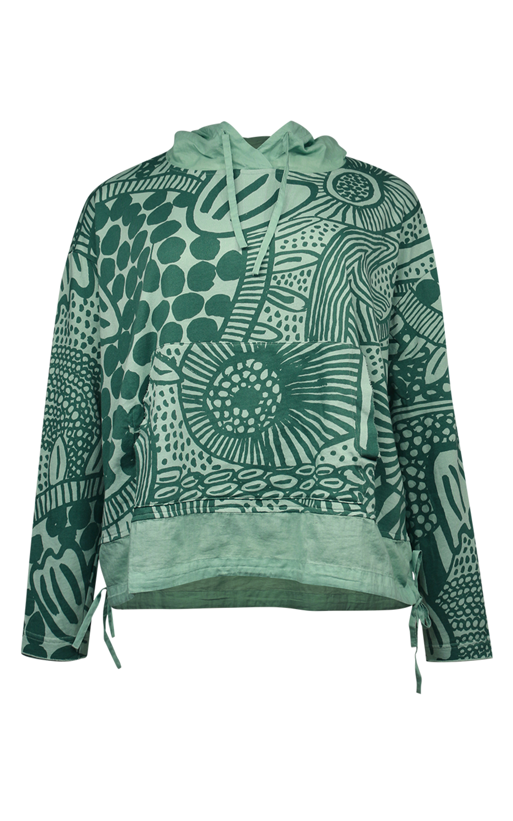 Flora Hooded Top product photo.