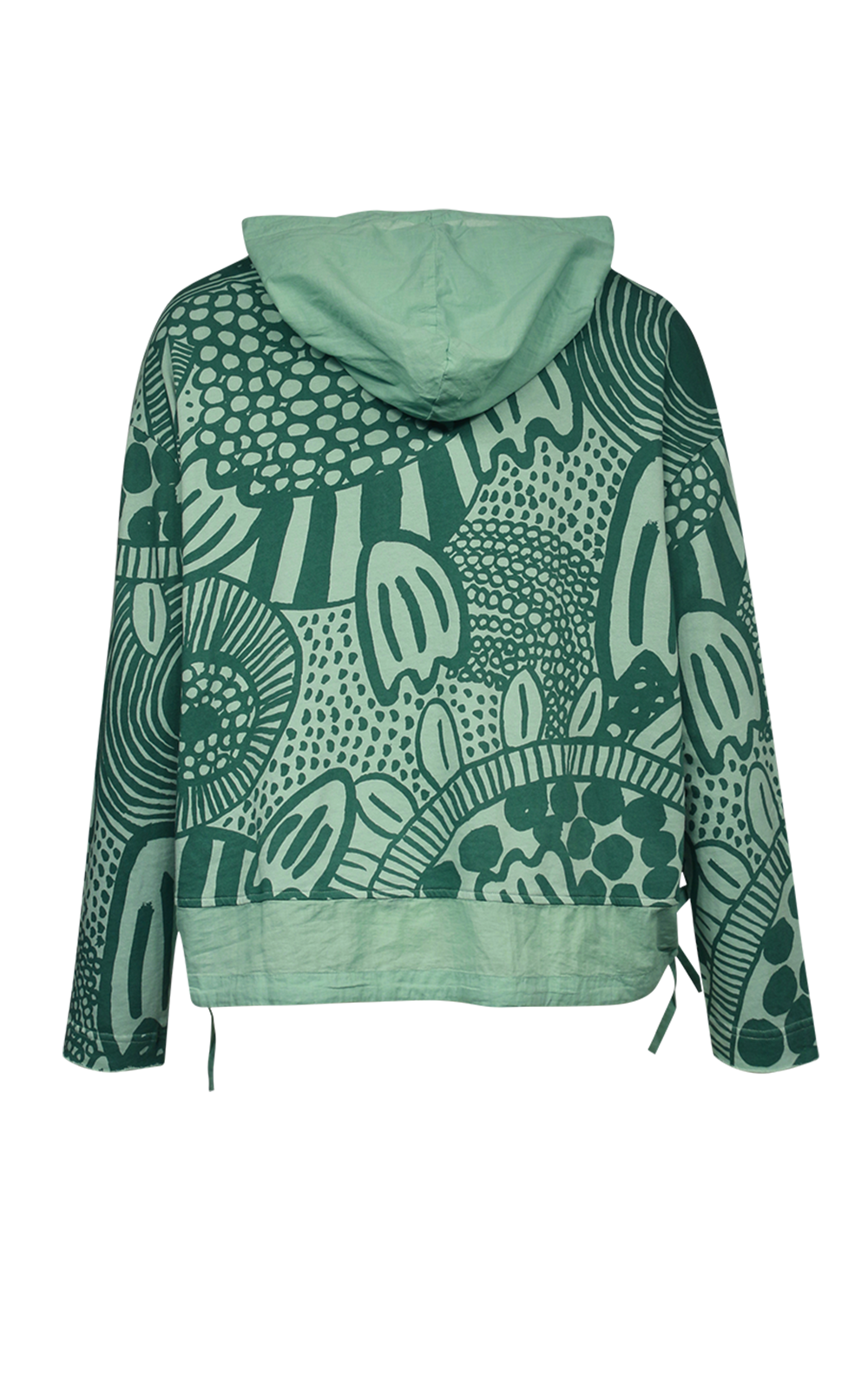 Flora Hooded Top product photo.
