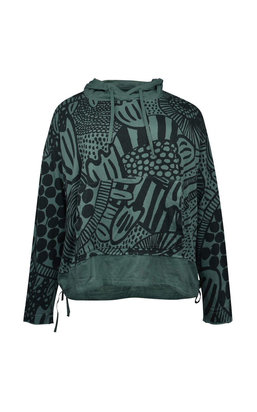 Flora Hooded Top product photo.
