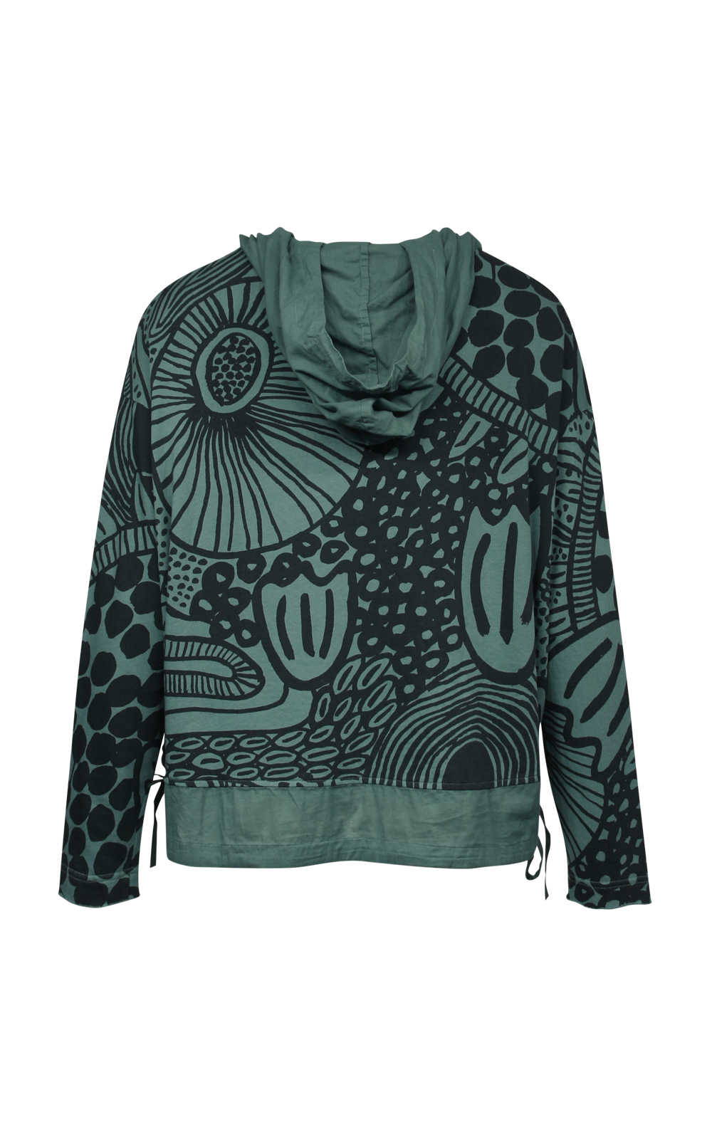 Flora Hooded Top product photo.