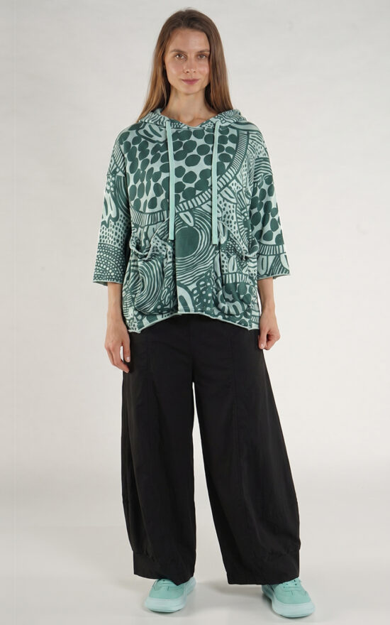 Flora Hooded Tunic product photo.