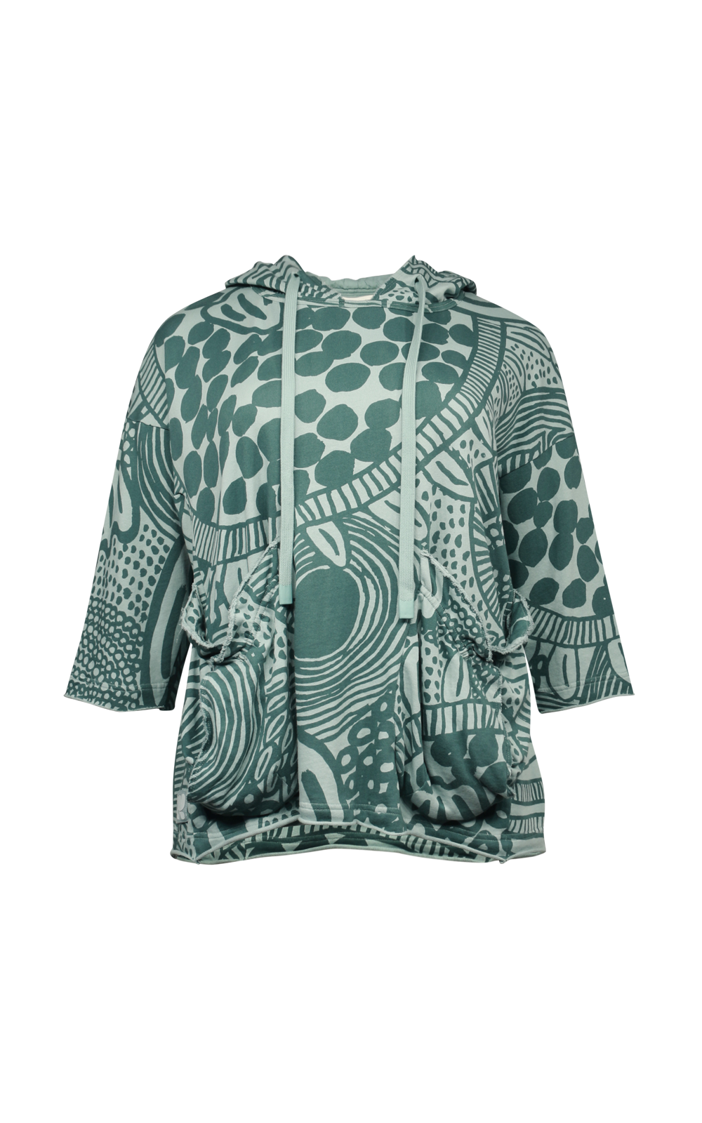 Flora Hooded Tunic product photo.
