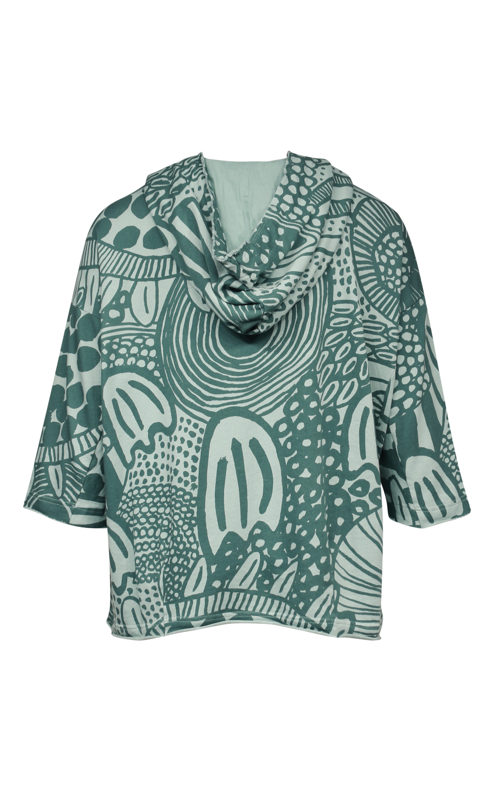 Flora Hooded Tunic product photo.
