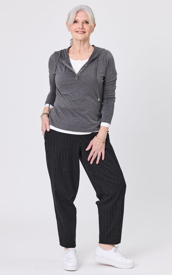 Thora Pant Pinstripe product photo.