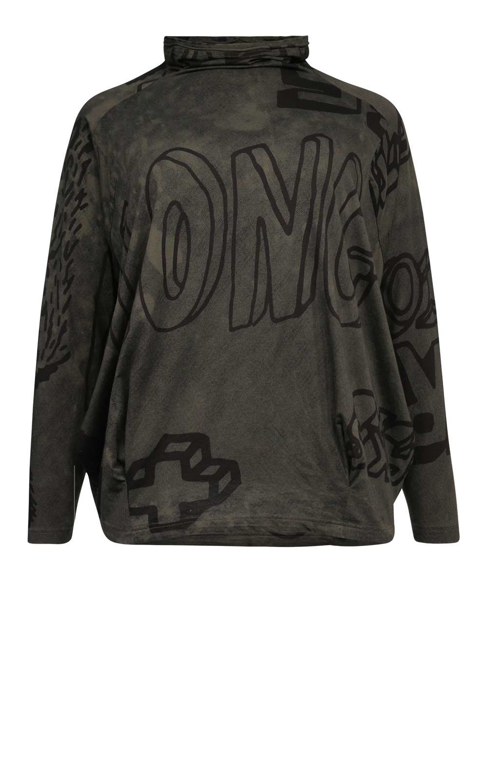 Fuzzy Funnel Tee product photo.