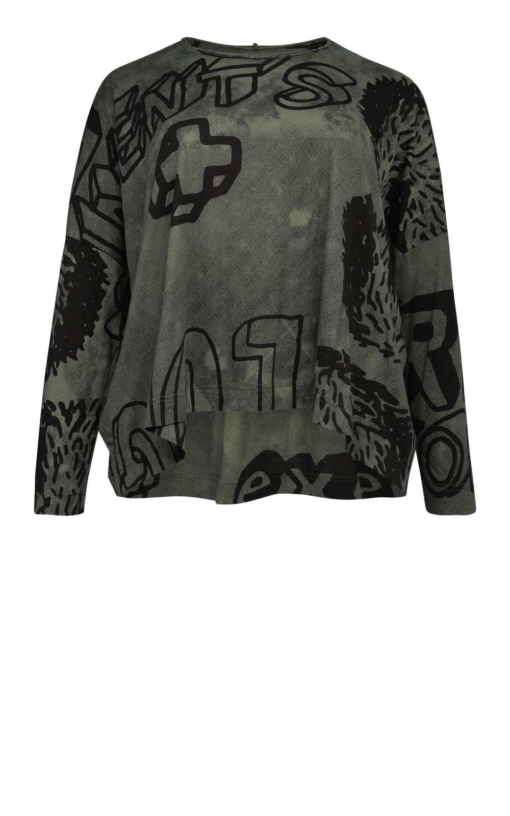 Fuzzy Relax Tee product photo.