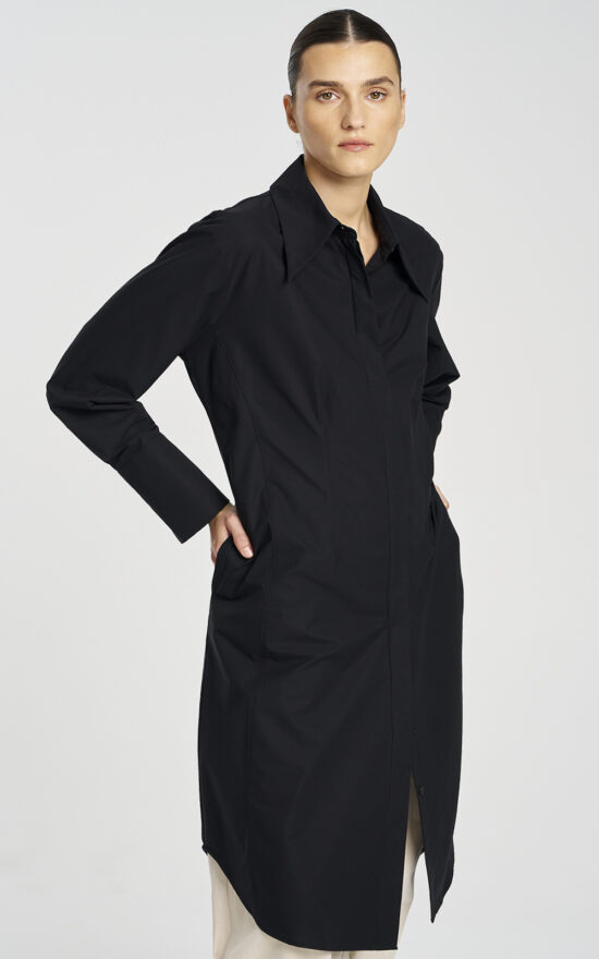 Shaped Shirt Dress product photo.