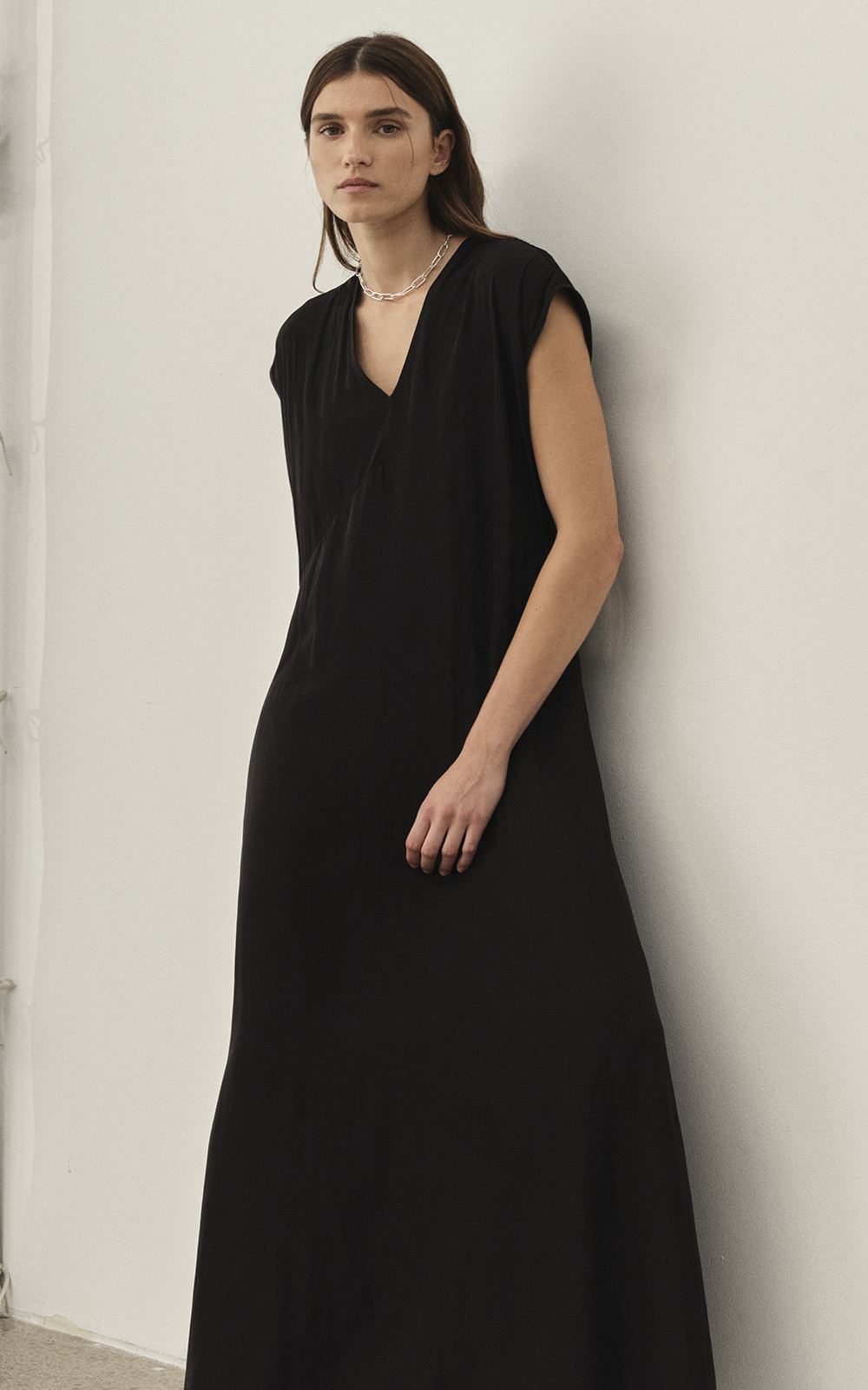 Maxi Slice Dress product photo.