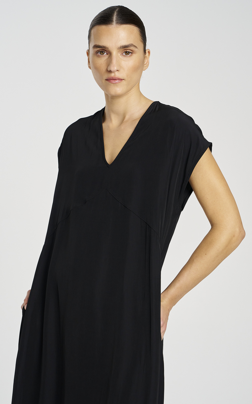 Maxi Slice Dress product photo.