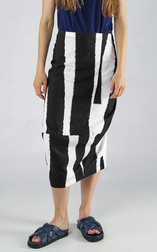 Linear Basket Skirt product photo.