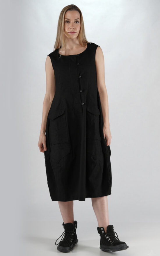 Iris Sleeveless Dress product photo.