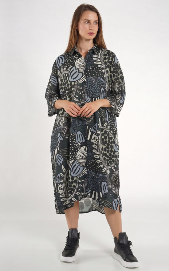 Breeze Shirt Dress product photo.