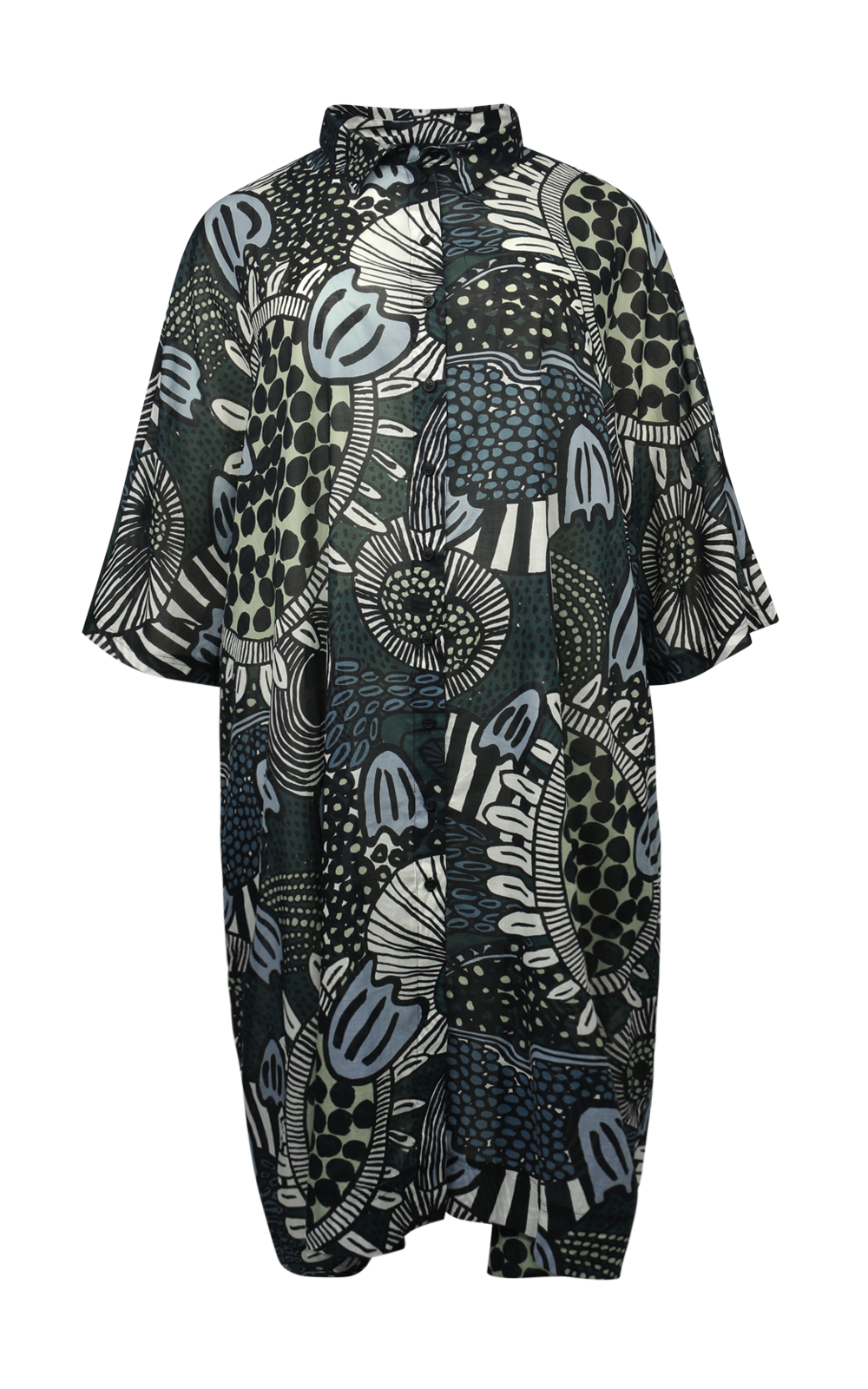 Breeze Shirt Dress product photo.