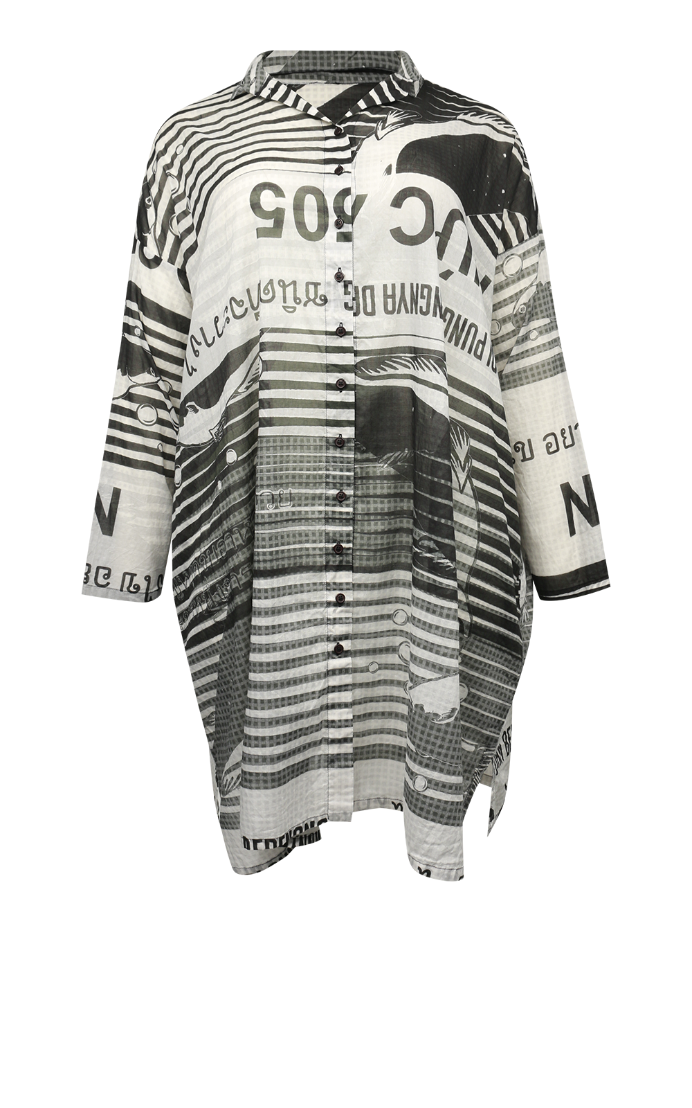 Deep Sea Diva Shirt Dress product photo.