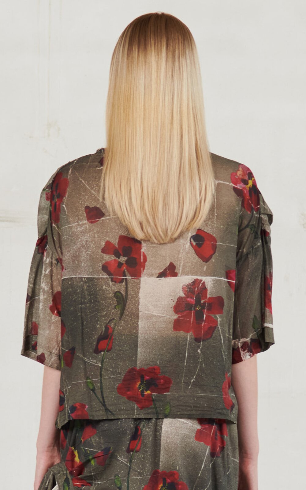 Ciudad Top In Voile Cotton Print product photo.