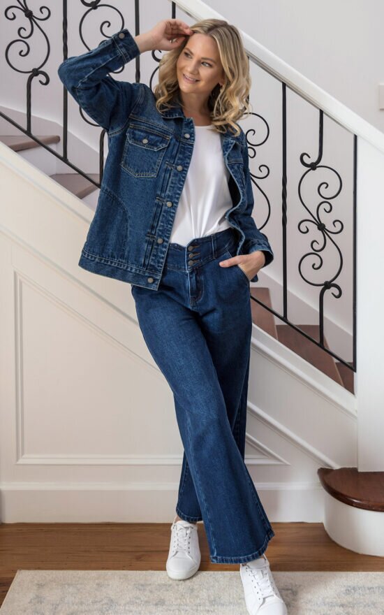 Wide Leg Jean product photo.