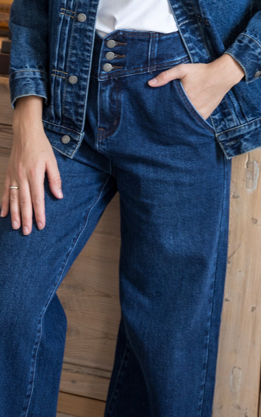 Wide Leg Jean product photo.