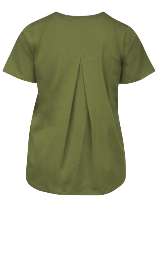 Pleat Back Tee product photo.