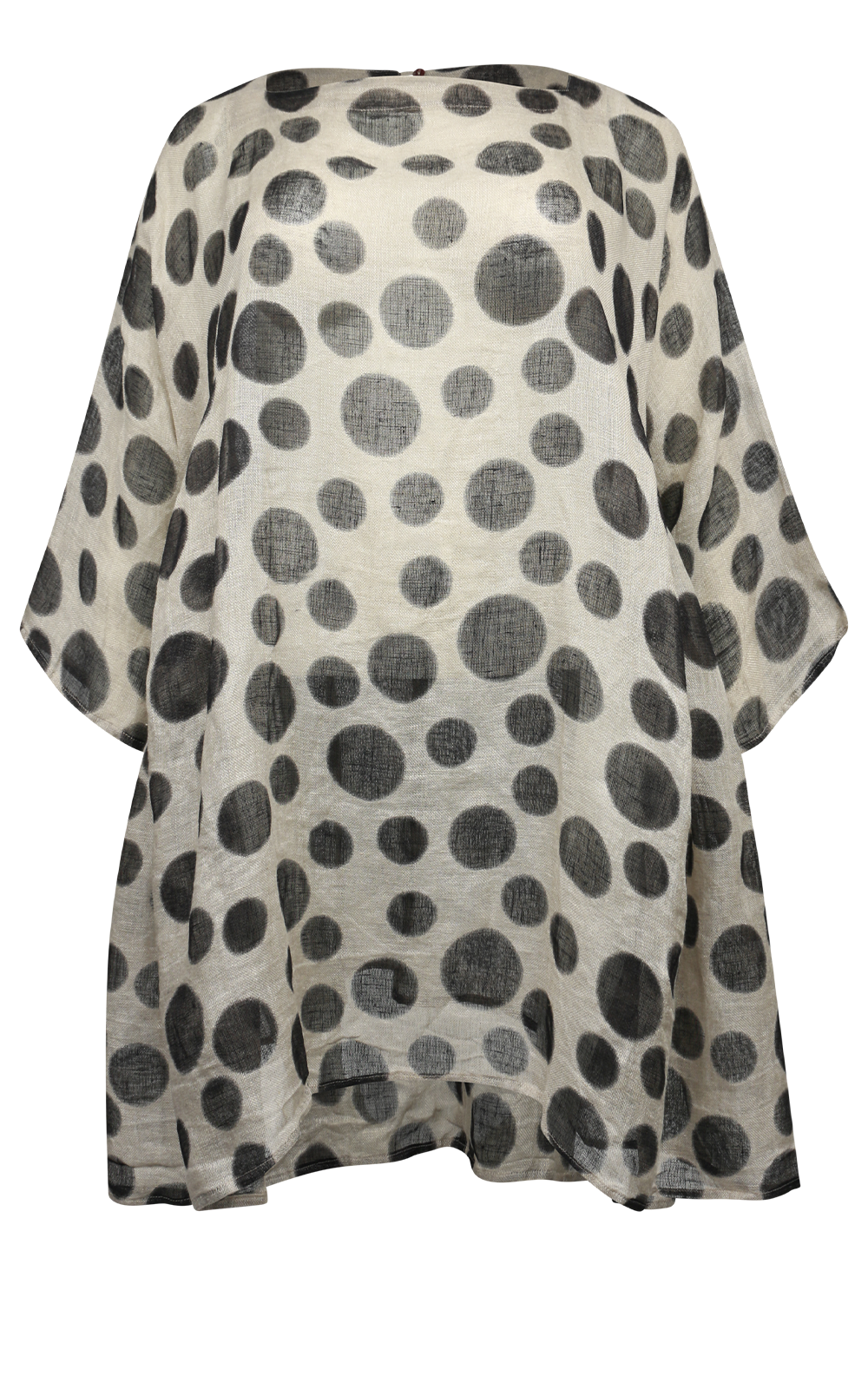 Fuzzy Dot Mesh Baby Doll product photo.