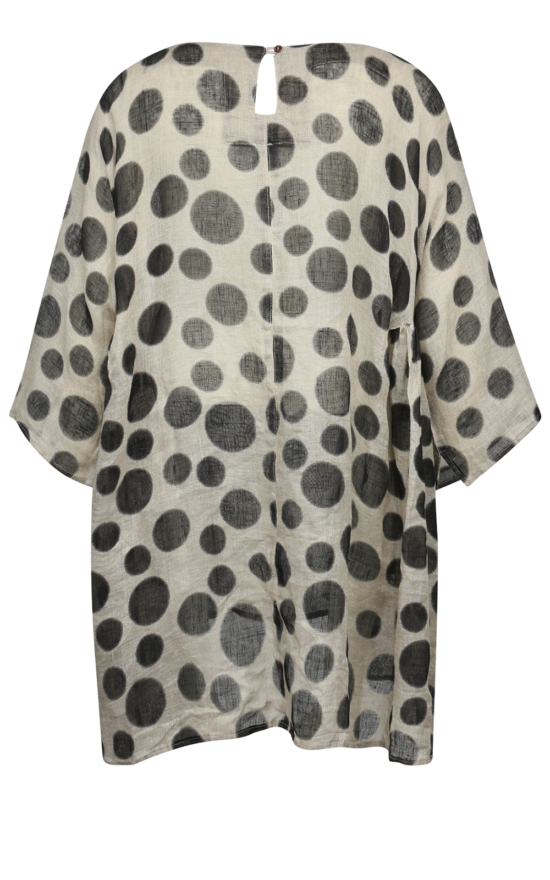 Fuzzy Dot Mesh Baby Doll product photo.