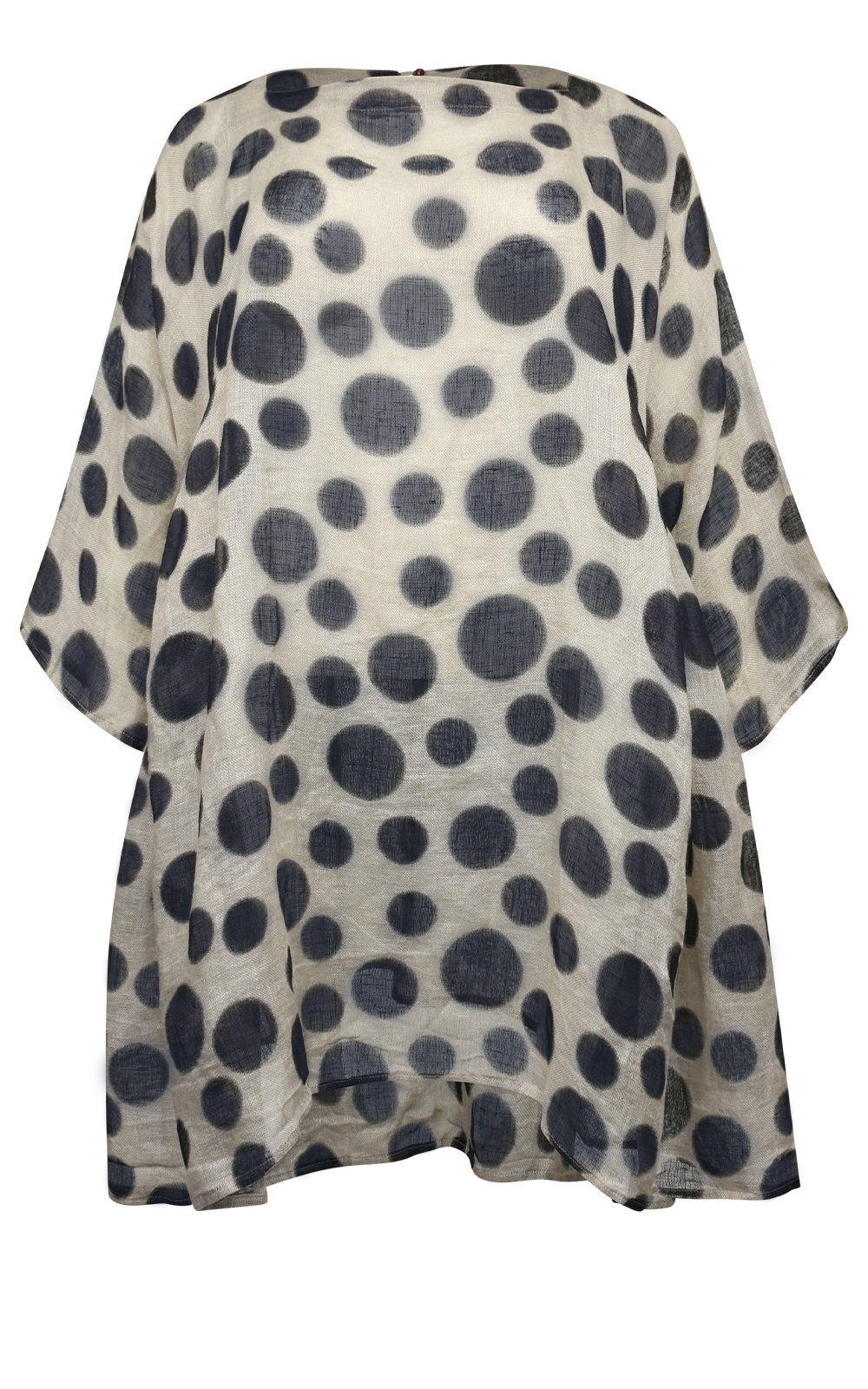 Fuzzy Dot Mesh Baby Doll product photo.