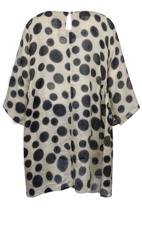 Fuzzy Dot Mesh Baby Doll product photo.