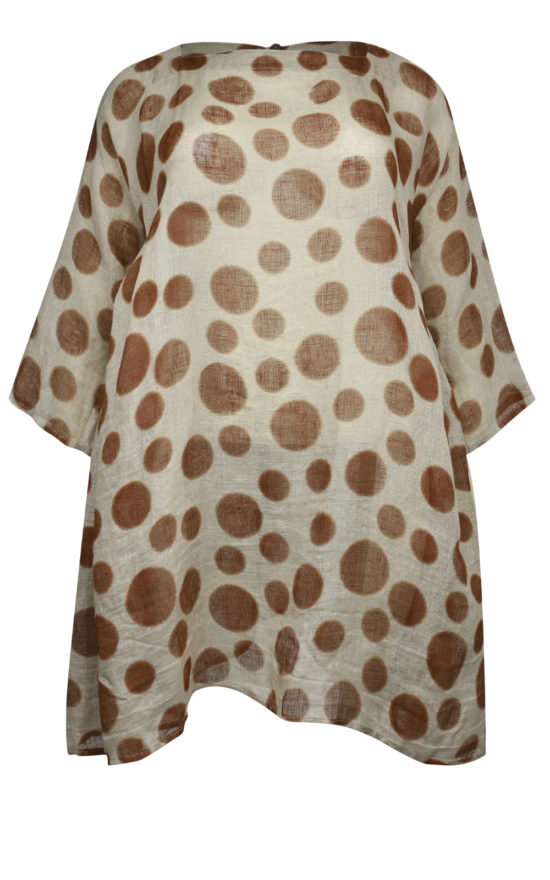 Fuzzy Dot Mesh Baby Doll product photo.