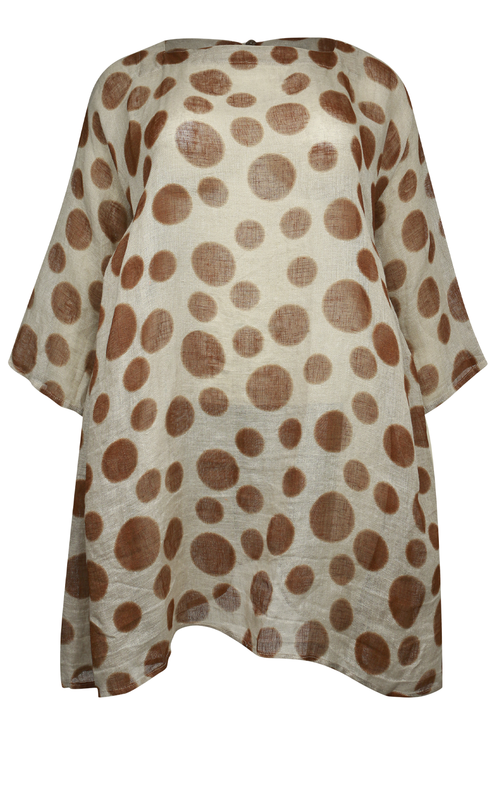 Fuzzy Dot Mesh Baby Doll product photo.
