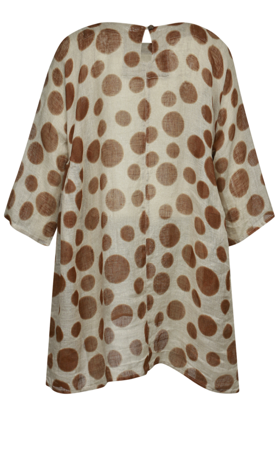 Fuzzy Dot Mesh Baby Doll product photo.