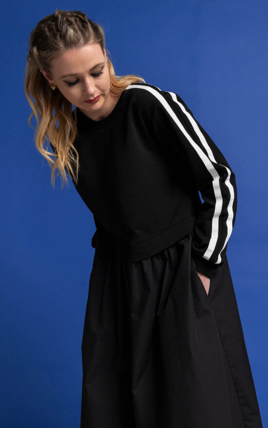 Frost Noir Dress product photo.