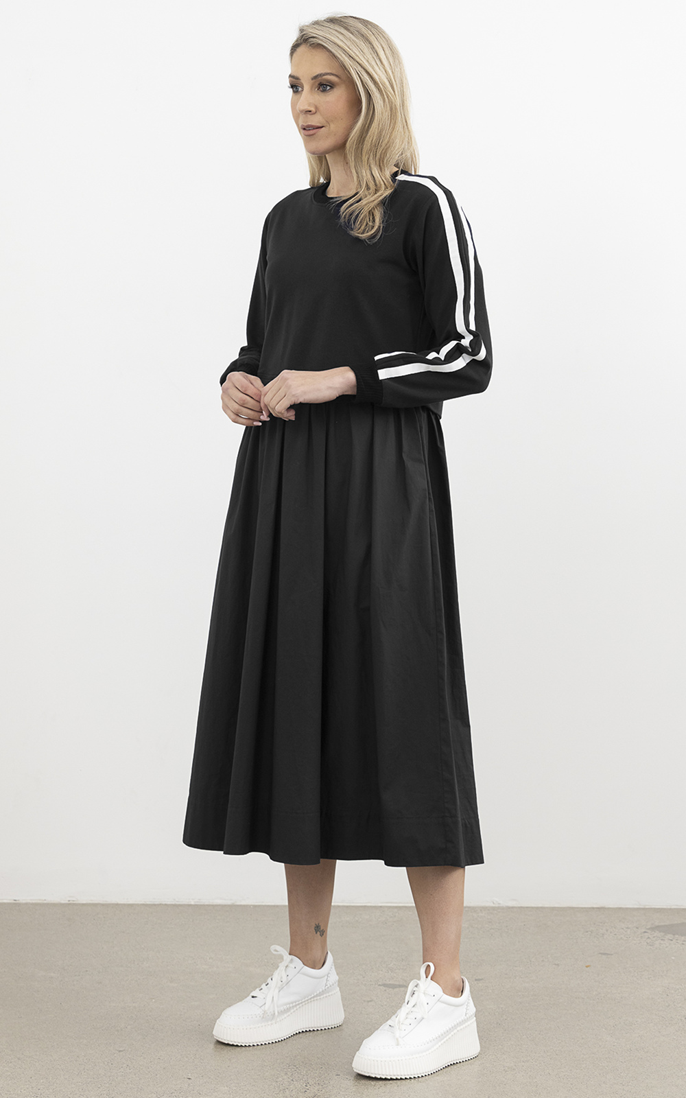 Frost Noir Dress product photo.