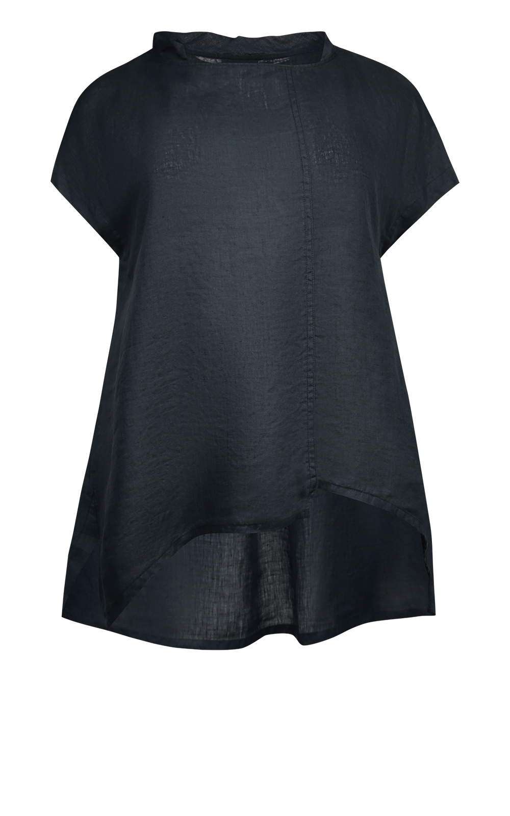 Pleat Back Top product photo.