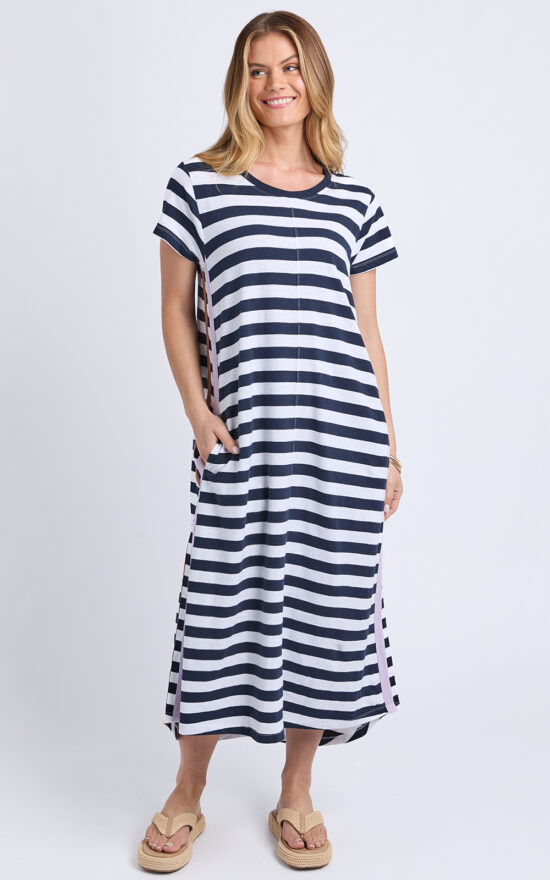 Recovery Stripe Dress product photo.