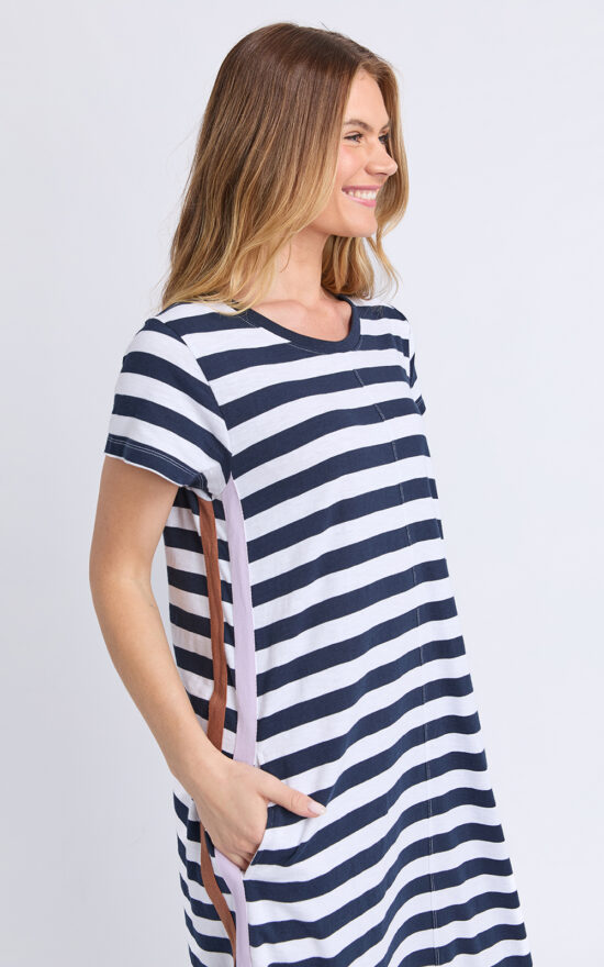 Recovery Stripe Dress product photo.