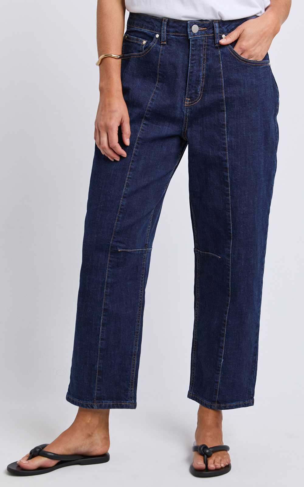 Ambrose Barrel Jean product photo.