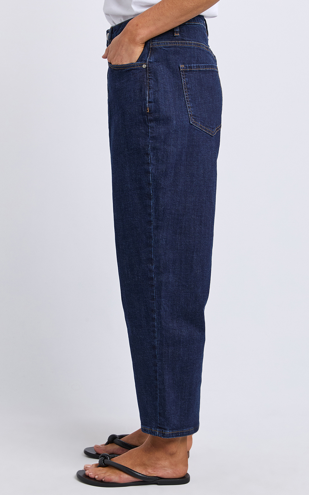 Ambrose Barrel Jean product photo.