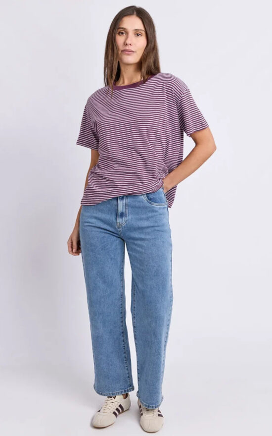 Hutch Stripe Tee product photo.