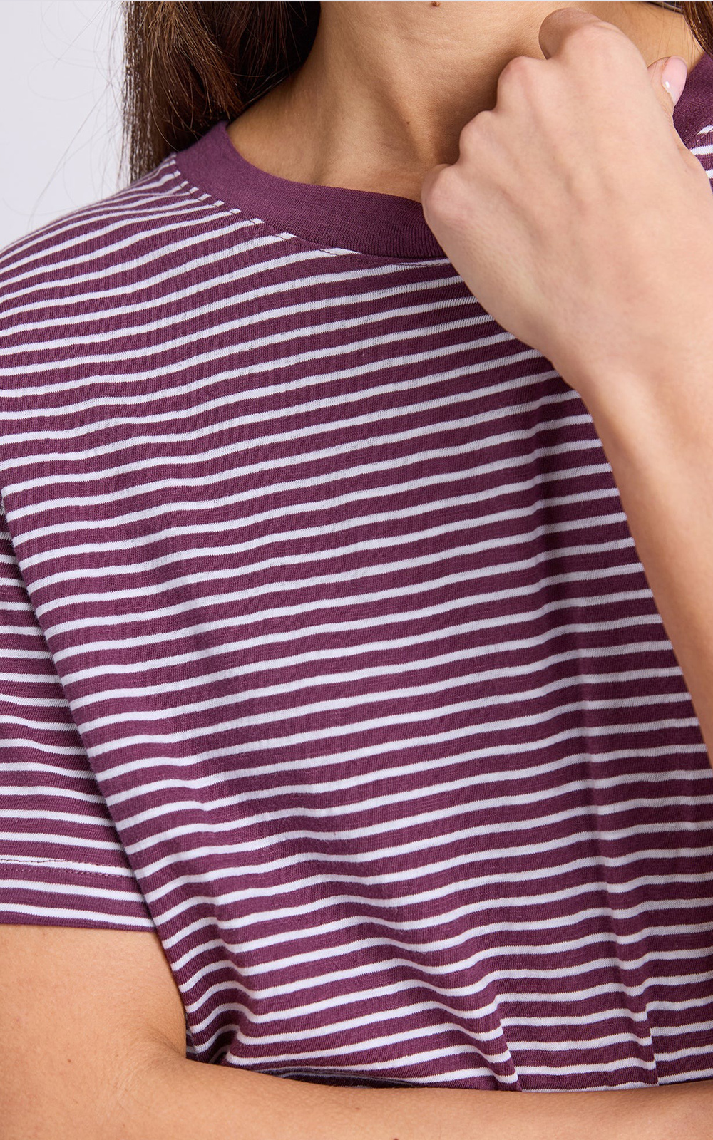 Hutch Stripe Tee product photo.