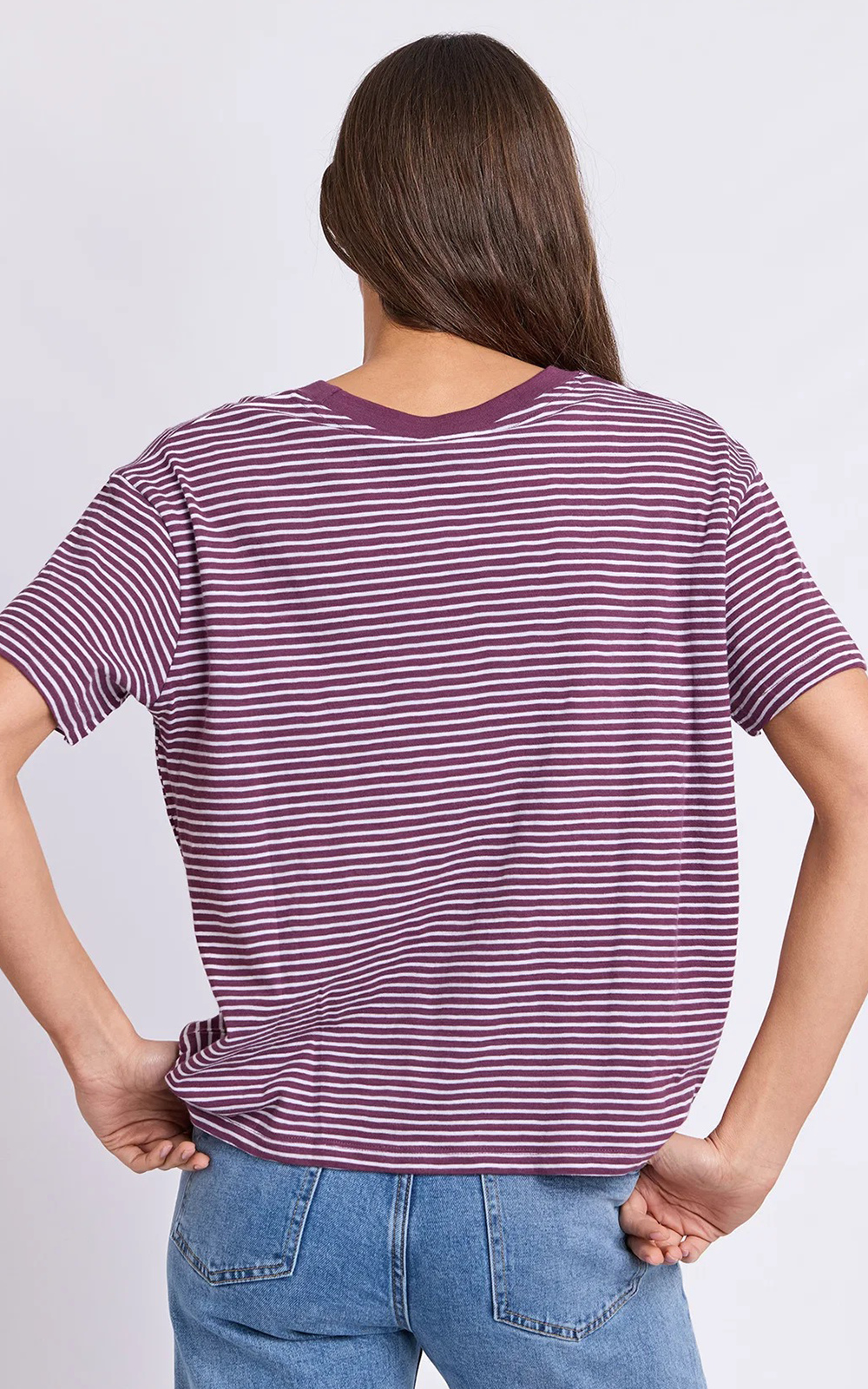 Hutch Stripe Tee product photo.