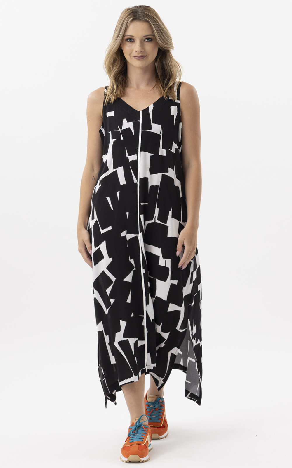 Abstract Oasis Dress product photo.