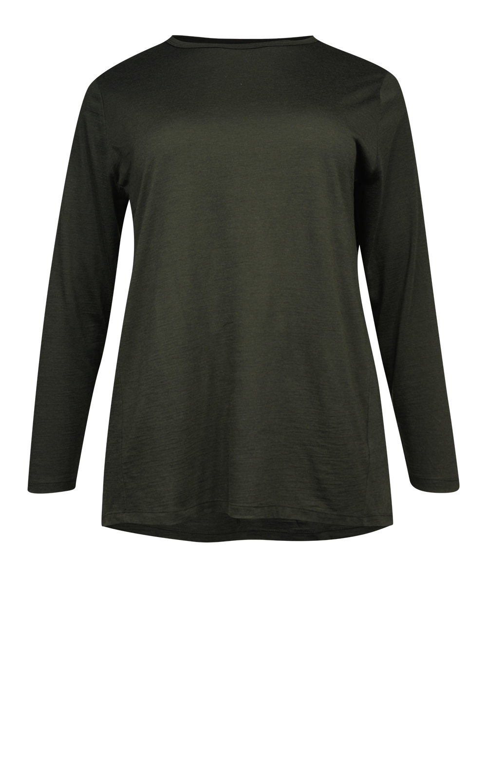 Merino Pleat Back Top product photo.