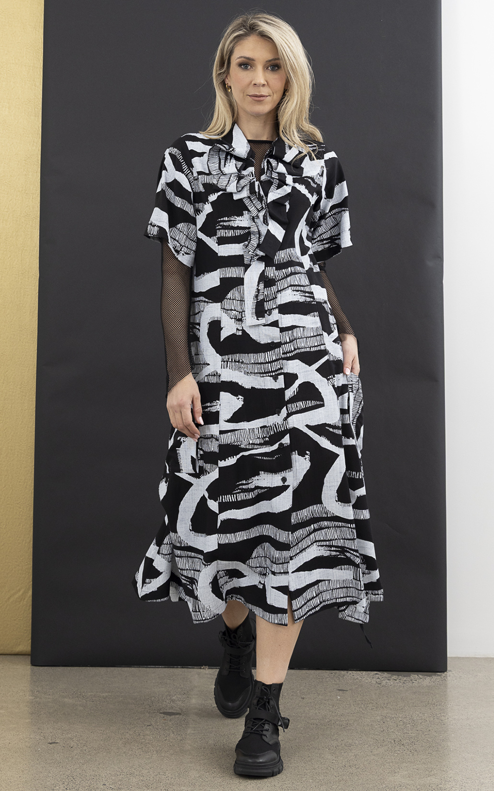 Atmosphere Shirt Dress product photo.