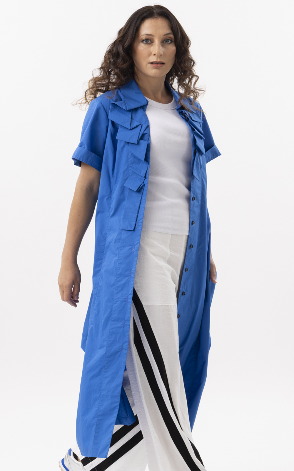 Atmosphere Shirt Dress product photo.