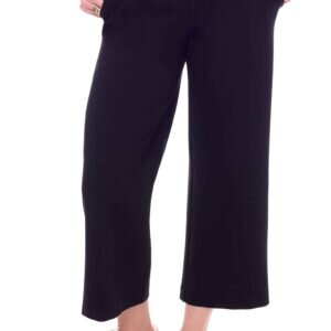 Ponte Crop Wide Leg