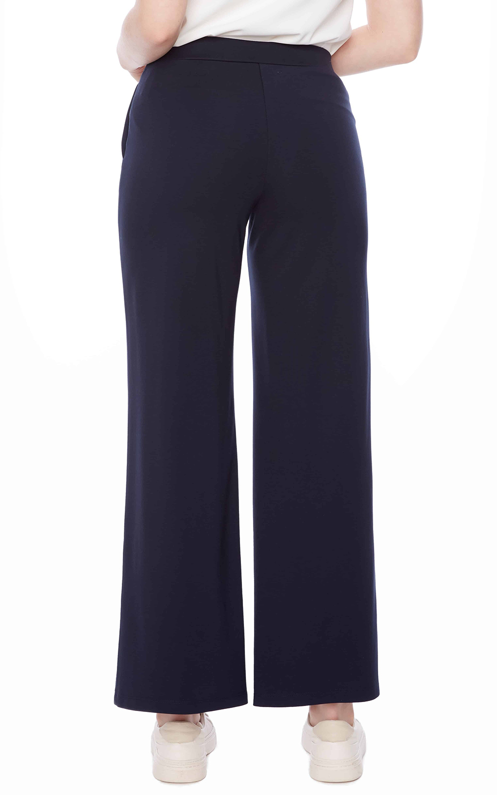 Light Ponte Straight Leg Pant product photo.