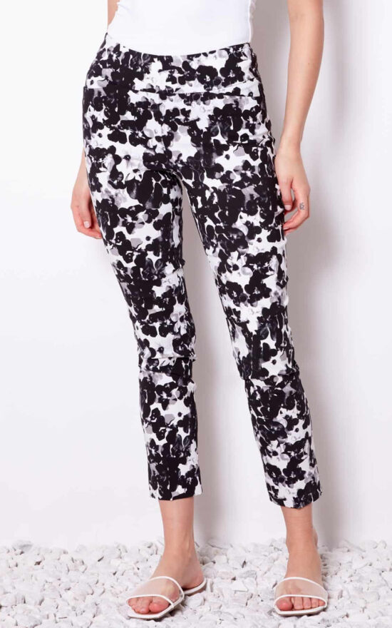 Techno Print Ankle Pant  product photo.