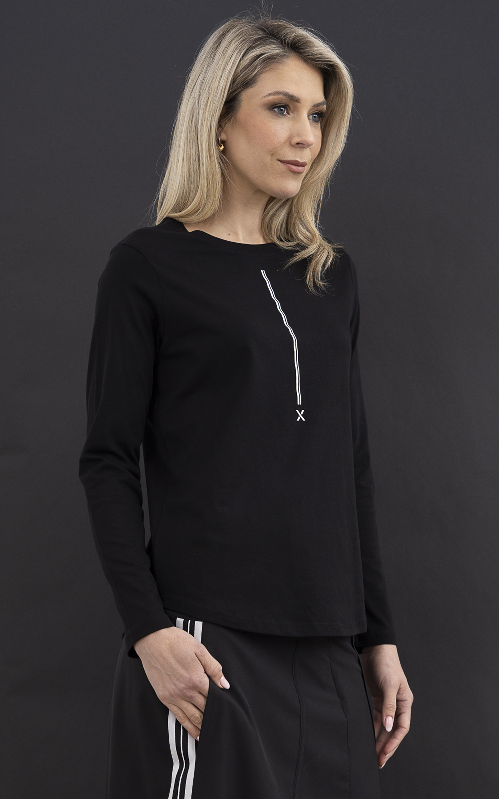 Dramatic X Tee product photo.