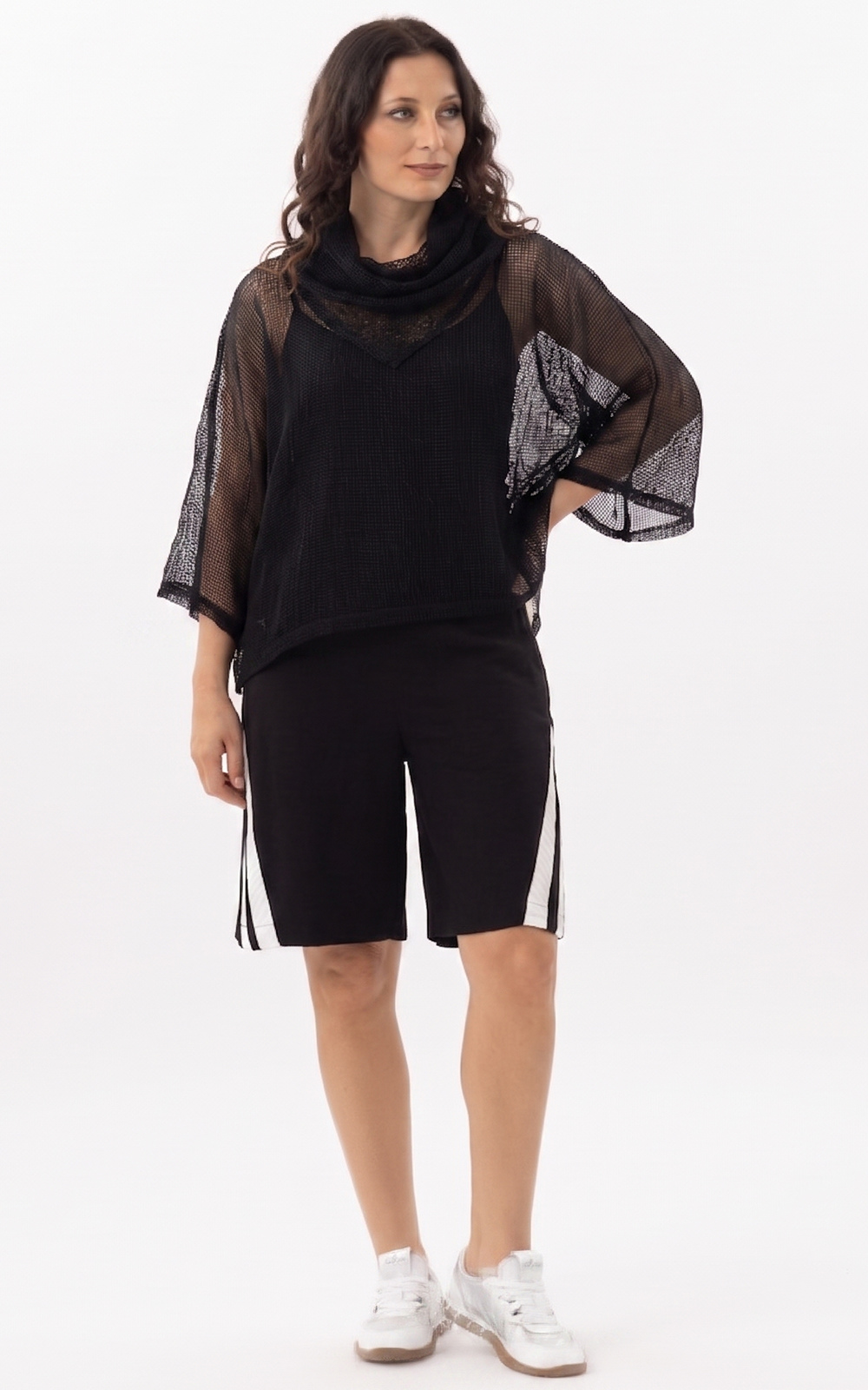 Stratus Polo Top product photo.