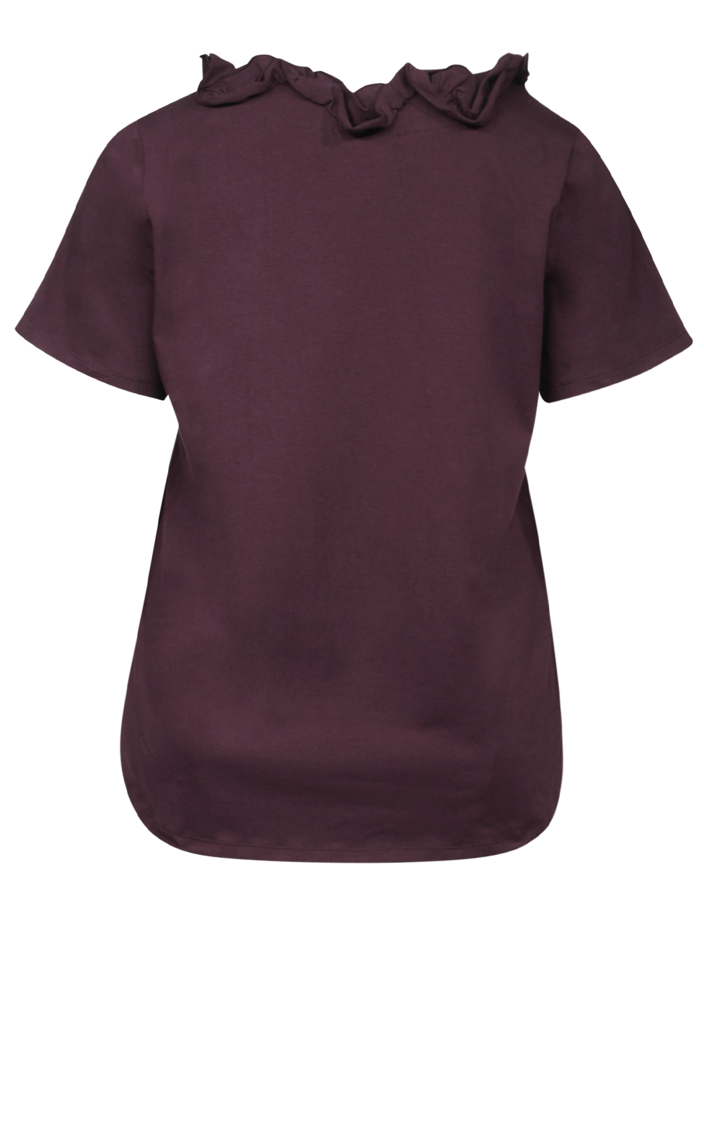 Frill Neck Tee product photo.