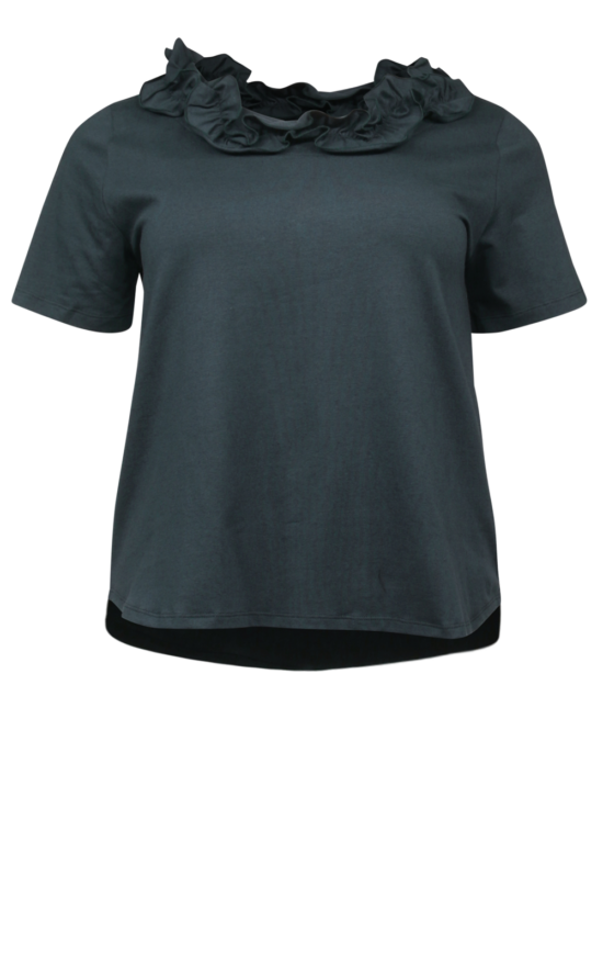 Frill Neck Tee product photo.